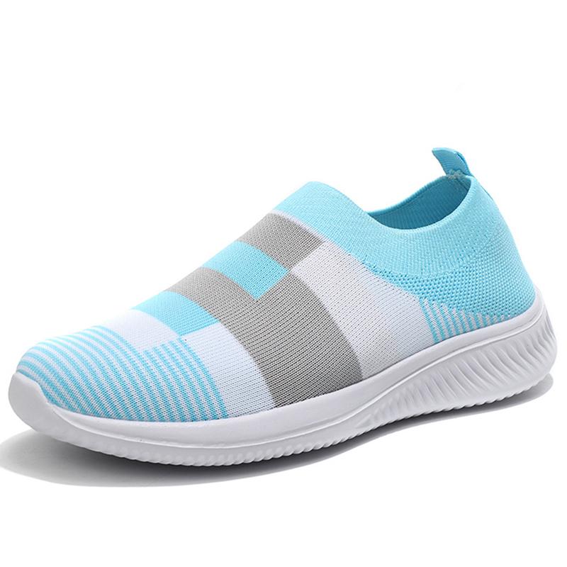 fashion Women Sneakers Mixed Color Sports Shoes Women Breathable Casual Sneaker Sport Women Tennis Slip On Casual Shoes Zapatillas Mujer