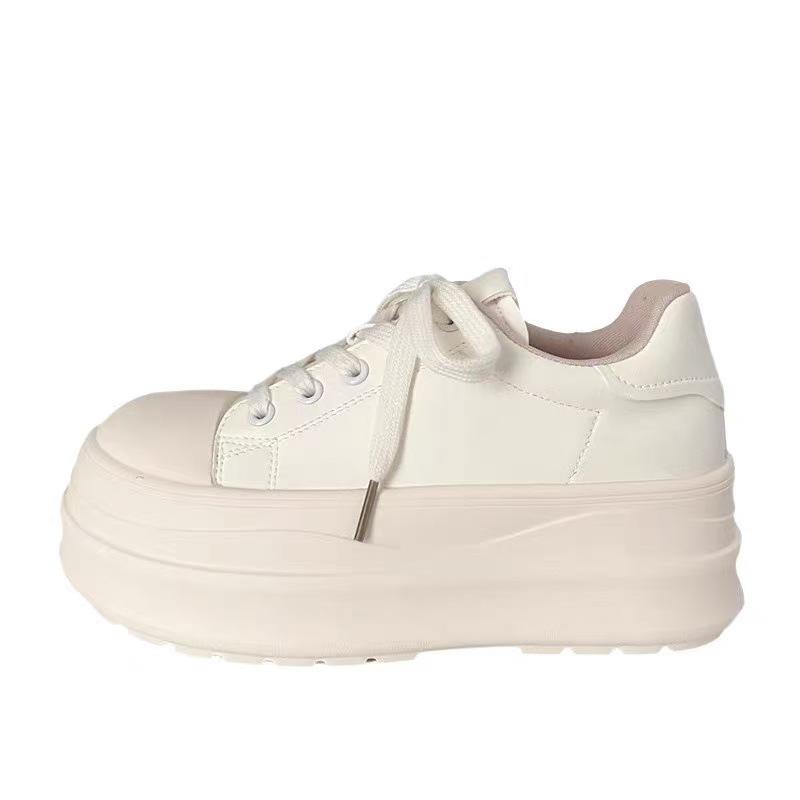Herbst-Neuheiten mit dicker Sohle, schick, Nische, hässlich-süß, Muffin-Brot-Schuhe, Sportschuh-Board-Schuhe
