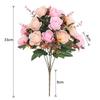 Artificial Flowers Silk Fake Plants UV Resistant Home In/Outdoor Garden Decor