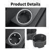 For Tesla Model YL 2025 Third Row Water Cup Holder, Car Beverage Rack Drinks Storage Tank Slot, Silicone Interior Accessories