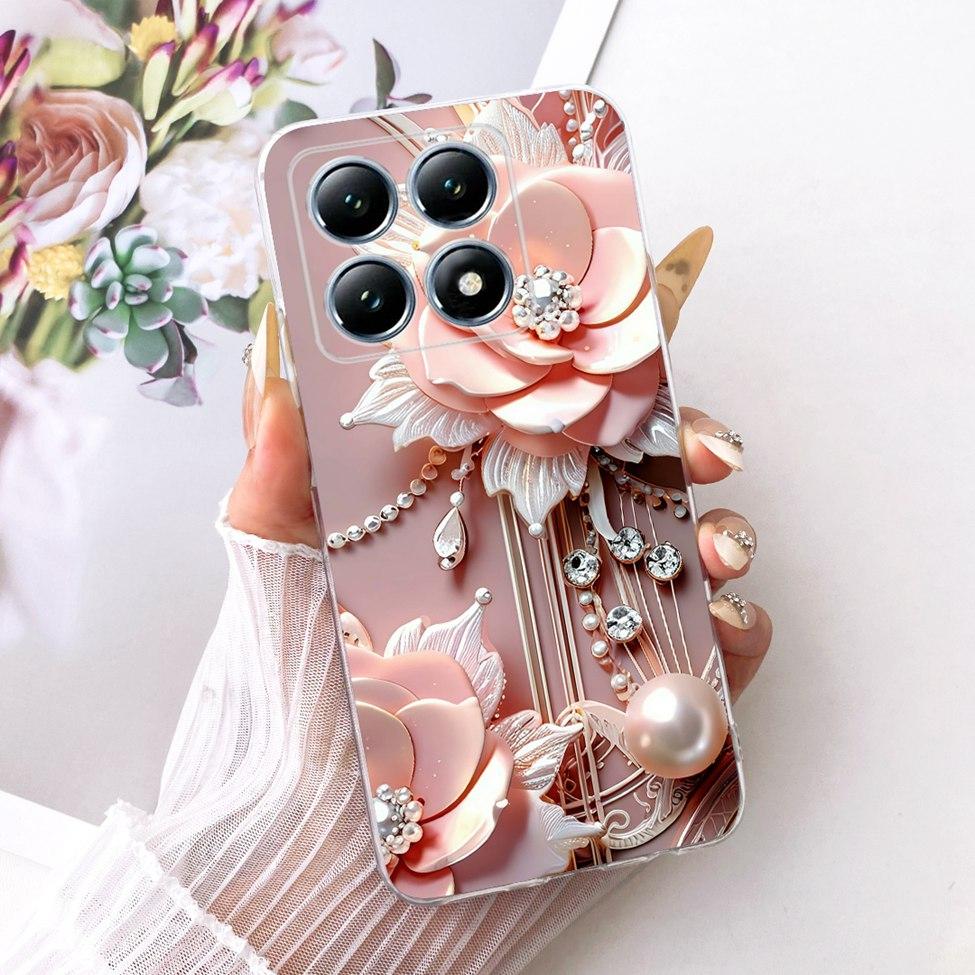 Transparent Casing For Xiaomi 14T Pro Case Cute Cat Luxury Fashion Butterfly Funny Cool Painted Cover 2407FPN8EG