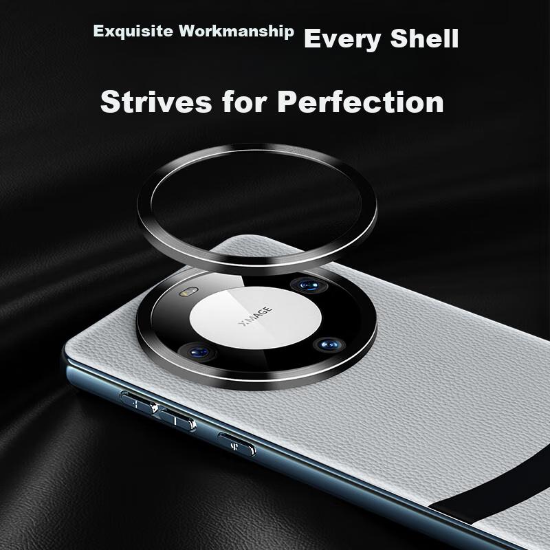 Instant Pro+ ColorPhone Case for Huawei Mate60 Pro, Mate 60 Pro+ Leather Full Protection Anti-Drop Electroplated Ultra-Thin