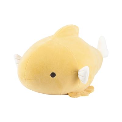 Livheart Marshmallow Aquamie Bolster Pillfish Fluffy Plush Cushion, (Total Length Approx. 29cm), Toy, 18207-43