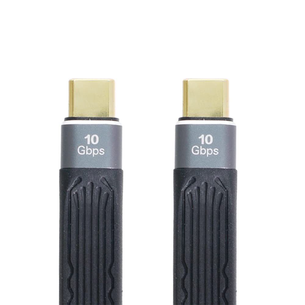 Cablu de date plat subțire FPC USB 10Gbps de la tată la tată NFHK pentru laptop telefon mobil 13cm Type-C USB-C 3.1 &