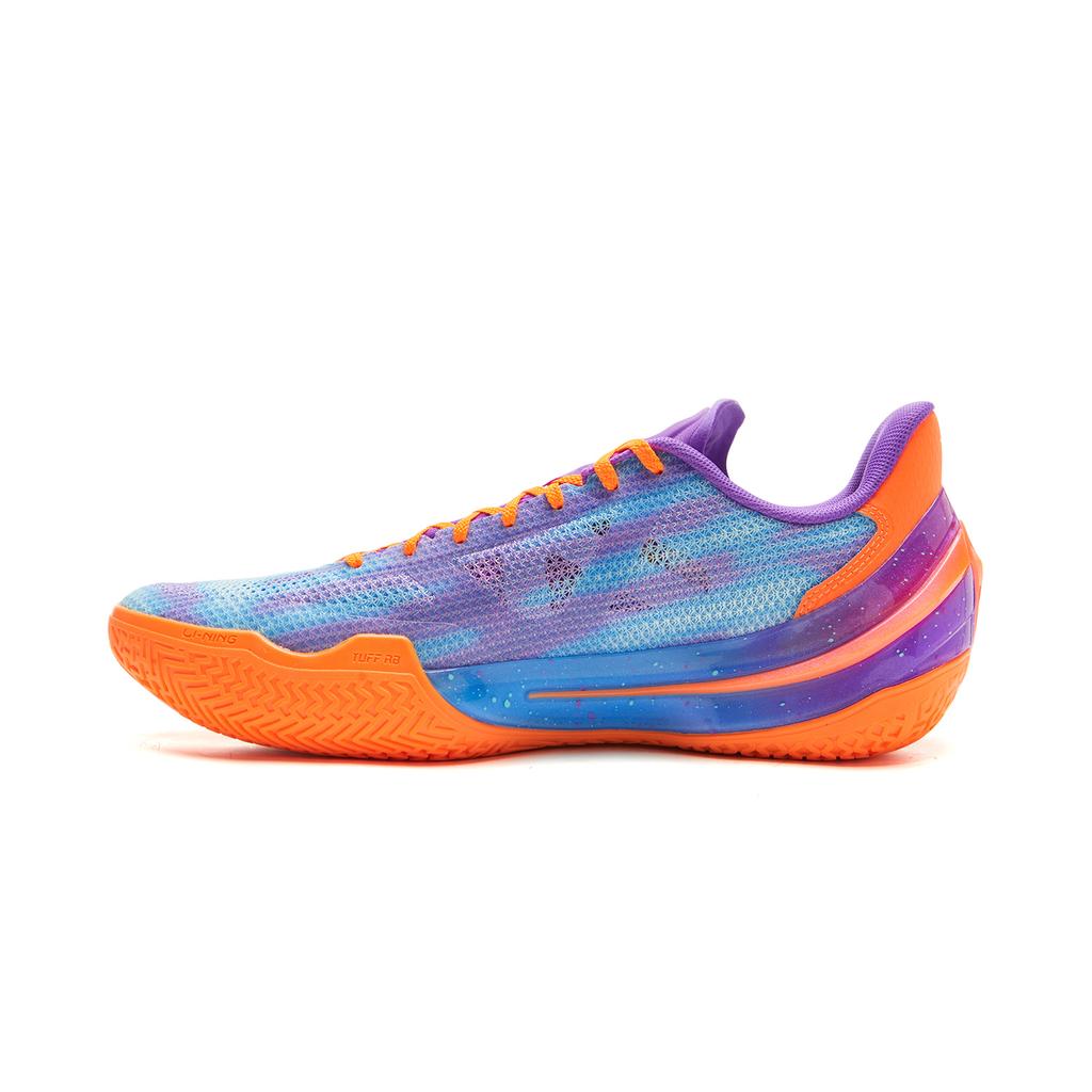 New LINING Blade 5 V2 Basketball Shoes Men's Low top Neon Green Purple ABAV059-12