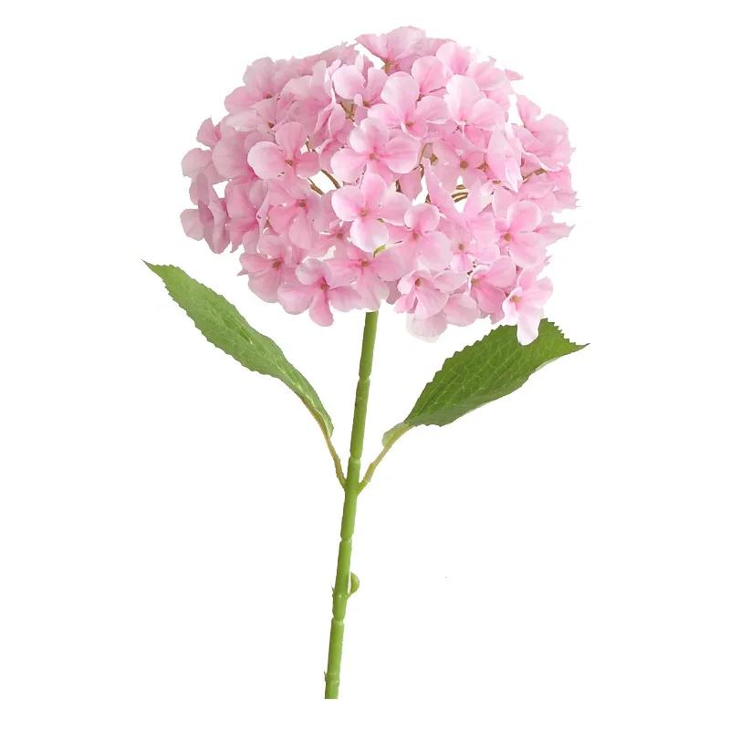 5Pcs/lot 3D Printing of Hydrangea Artificial Silk Flower Wedding Flower Arrangement Party Home Decoration Fake Hydrangea Flowers