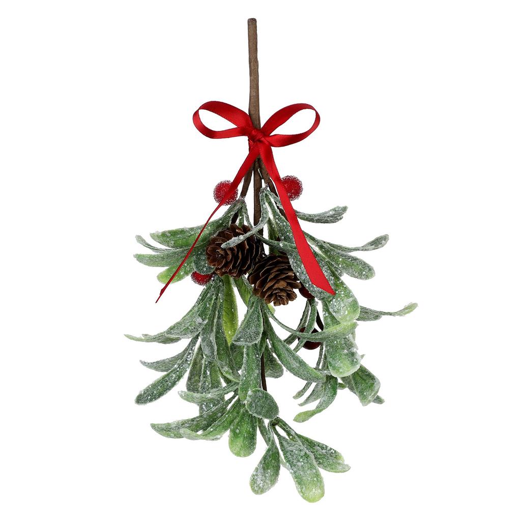 Artificial Mistletoe Leaves Christmas Decoration