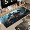 Xxl Mouse Pad God of War Desk Mat Gaming Accessories Keyboard Computer Mousepad Gamer Large Pc Cabinet Office Table Carpet Rug