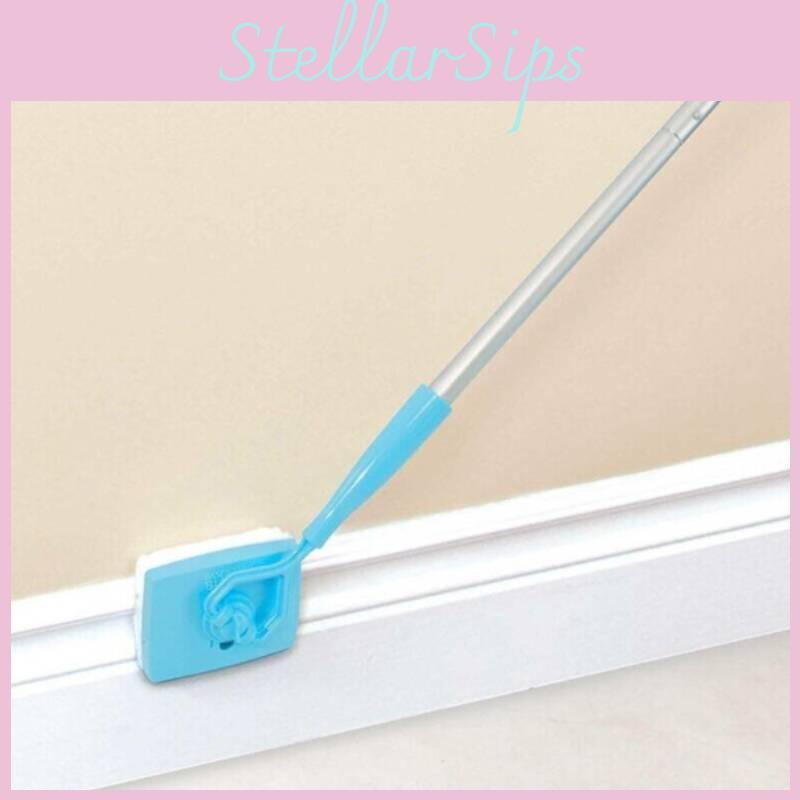 Home Cleaning Floor Mop With Adjustable Stainless Steel Handle For Quick Use