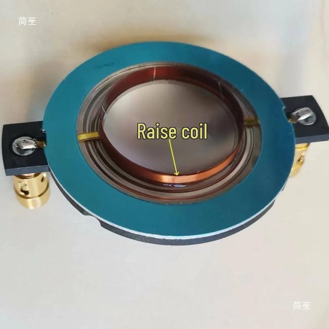 34.4mm High-Power Titanium Tweeter Diaphragm with Pillar Round Wire Voice Coil for Audio Speakers
