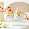 Cartoon Expression Ceramic Mug High Looking Souvenir Gift Water Cup for Best Friend Girl Heart Cup Home Breakfast Cup
