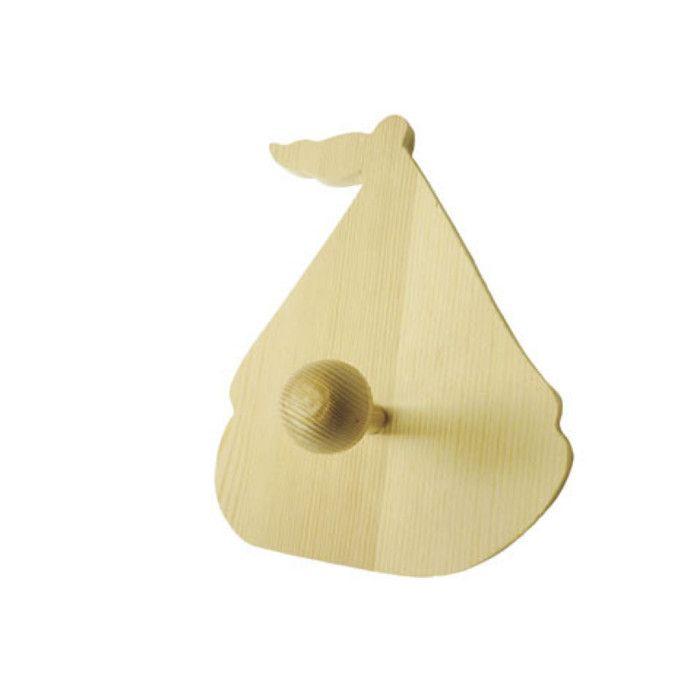 Patère Bateau en bois 12,5 cm