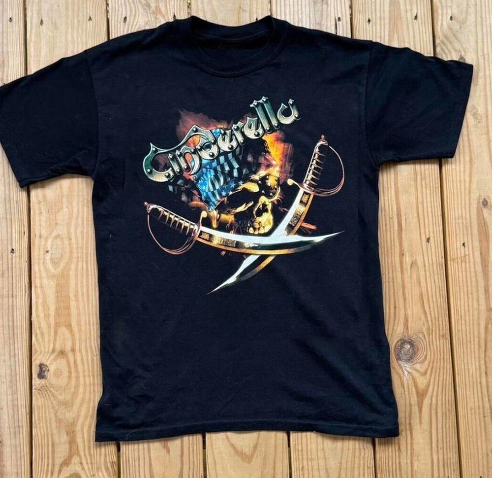 

Футболка унисекс Cinderella Band Black Tour, взрослая футболка UB322 2XL