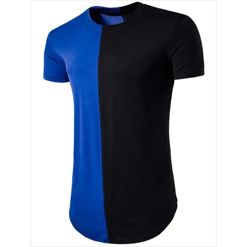 Men's Striped T-shirt Retro 3D Printed Short Sleeved Top T-shirt Men's Clothing