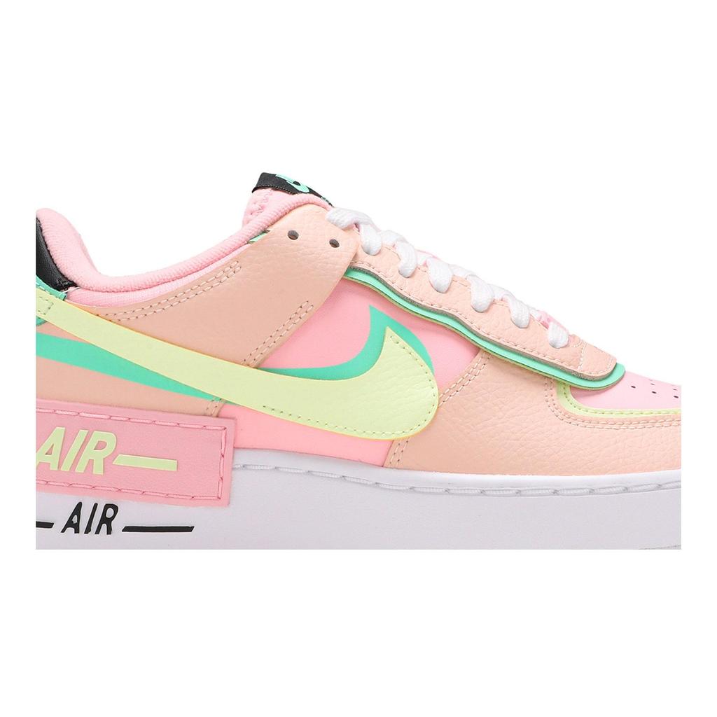Nike Womens Air Force 1 Shadow 'Arctic Punch Barely Volt' (women's sizes) Arctic Punch / Crimson Tint / Green Glow / Barely Volt Skateboard Shoes
