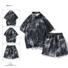Men's Short-sleeved Shirt Sportswear Set Casual Versatile Beach Two-piece Suit