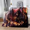 3D Klassiker Spiel Dota2 Gamer Decke, Weiche Wohndecke für Zuhause Schlafzimmer Bett Sofa Picknick Reise Büro Ruhe Abdeckung Decke Kinder