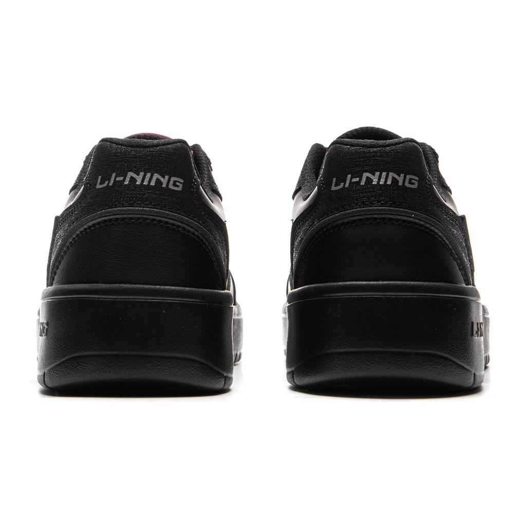 Li Ning Yuan Bao V3 Classic Fashion Retro Versatile Thick Sole Increased Height Comfortable Non-Slip Wear-Resistant Low-Top Skate Shoes AGCV107-1