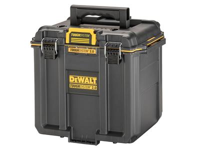 DEWALT Úložný box Tough System Standard BOX Poloviční velikost Box na nářadí Úložný box Box na nářadí IP65 Prachotěsné provedení Venkovní 2.0 DWST08035-1