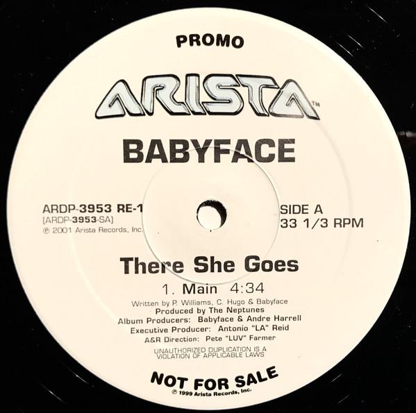 

12inch Record BABYFACE - There She Goes ARDP3953RE1PROM Arista 2001 US Soul/Funk Used