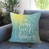 Sweet Home Themed Pillow Gift Home Office Decoration Pillow Bedroom Sofa Car Cushion Coverpillow Case