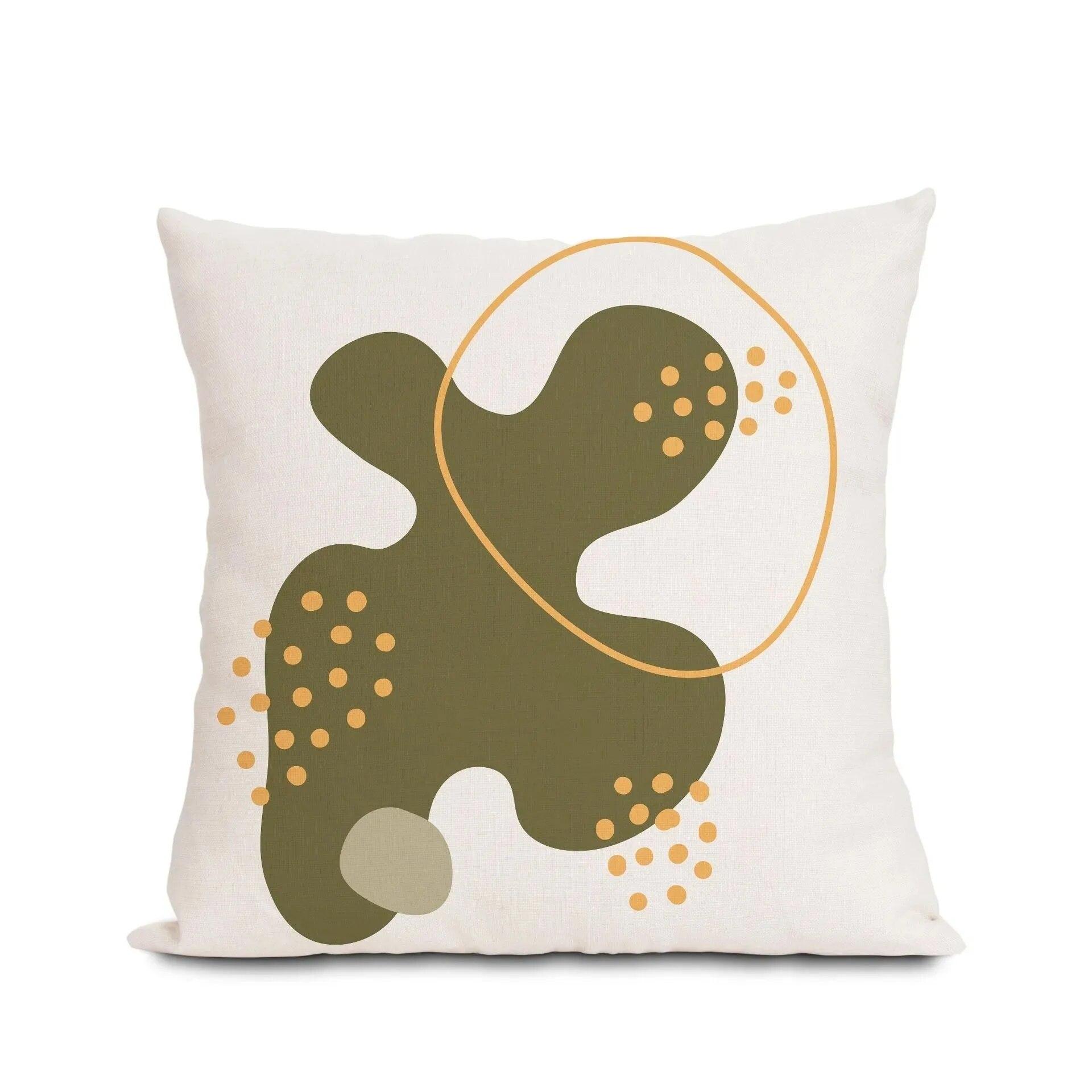 

Наволочка для украшения дома в стиле бохо, простая скандинавская абстрактная наволочка для гостиной, дивана, спальни, прикроватная подушка, чехол 40x40cm