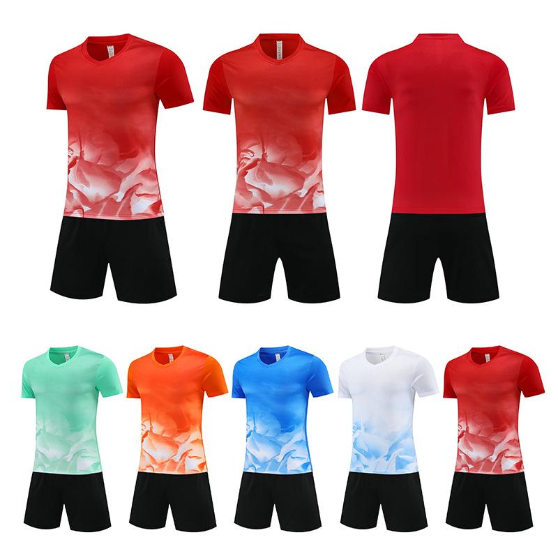 Breathable Football Team Jersey - Sports Training & Competition Set