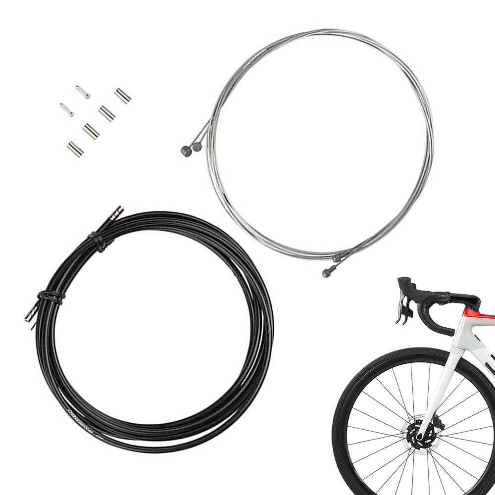 BMX Brake Cable Biking Cable Kit Shift Lines Cycling Gear Cable Shift Derailleur Cable Shifter Cable Replacement Set For