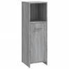 825838 vidaXL Bathroom Cabinet Sonoma Grey 30x30x95 Cm Engineered Wood