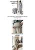 Autumn/Winter Maternity Wide-Leg Cashmere Pants: High Waist, Slimming, Straight Leg