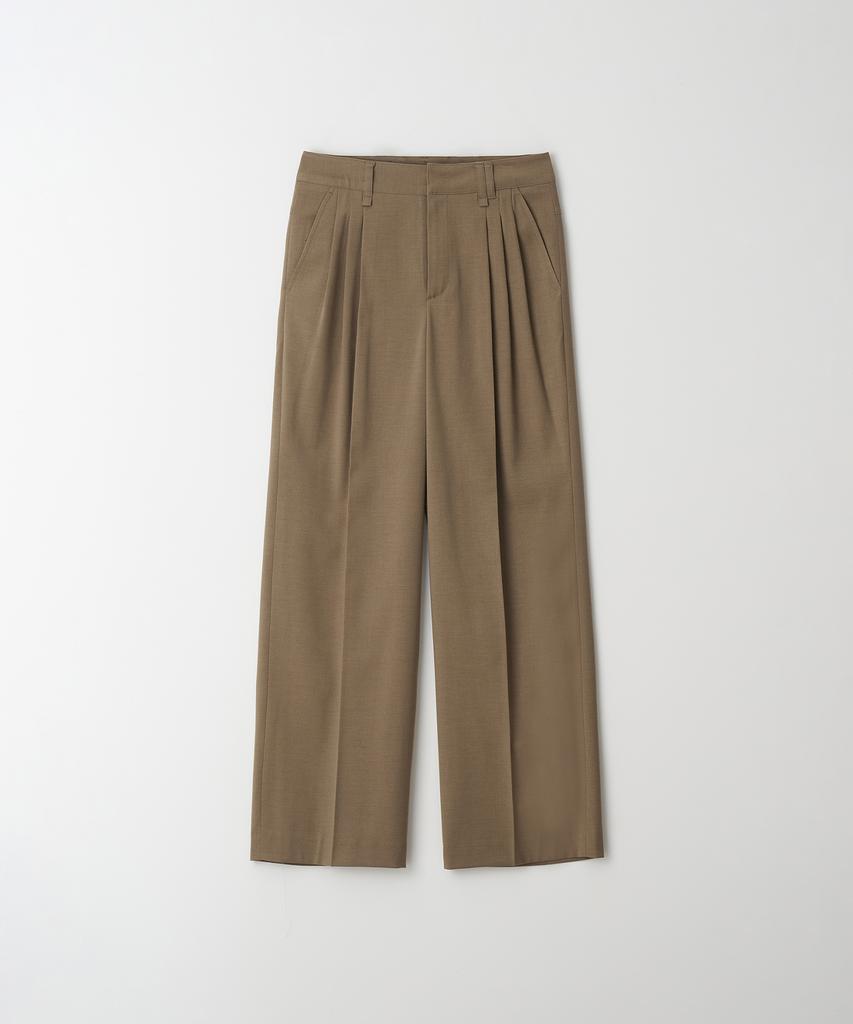 THERYE Wool Pintuck Pants(Beige)