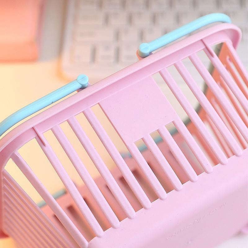 Cesto Portaoggetti da Cucina Vuoto Portatile Cesti Doccia Bagno Cesti da Tavolo per Frutta Giocattoli Bambino Snack Organizer in Plastica