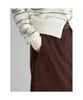 8SECONDS Poly Peach Belted Skirt Brown