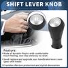 5 Speed Gear Shift Knob for Honda Accord 2003-2008 Plastic Black Silver Tone