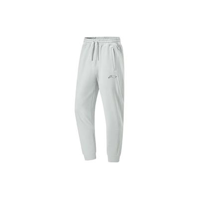 CBA Series Professional Basketball Sweatpants With Elastic Cuffs And Quick-Dry Fabric Men Bottoms Asphalt-Grey AKLT883-4