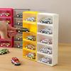 Scatola Espositore in Acrilico per Modellini di Auto 8 Scomparti Armadietto Scaffale Antipolvere Impilabile Scatola Portaoggetti per Auto per Hotwheels