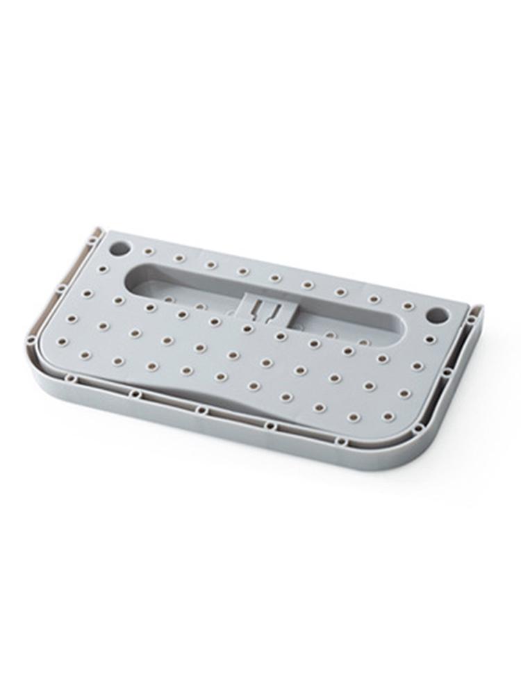 Gray Shoe Rack Plastic Simple Wall Mounted Paste Shoe Dust Storage Rack Home Living Room Shoe Rack