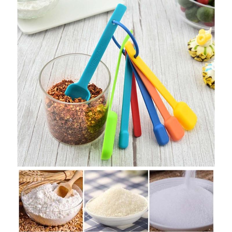 7Pieces Elegant Measuring Cup Measuring Spoons Coffee Measuring Tool Measuring Cups Measuring Utensils for Baking