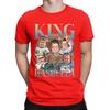Crazy King Hasbulla Art Khabib T-Shirts for Men Round Neck 100% Cotton T Shirt Vintage Short Sleeve Tee Shirt Gift Idea Clothes