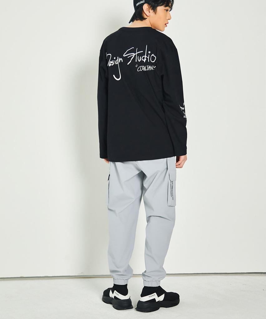 CORALIAN Runoff Stretch Out-Pocket Jogger Pants Grey