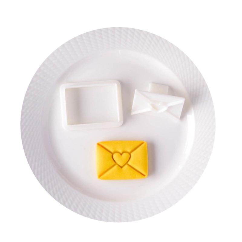 Mother's Day Series Cookie Cutter Biscuit Molds Biscuit Cutters Plastic Material Cookie Embossing Molds for DIY Baking