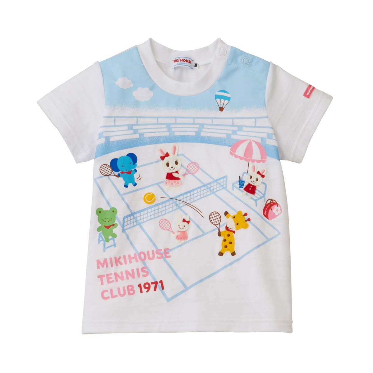 

MIKIHOUSE 110cm White T-shirt 12-5203-821 белый