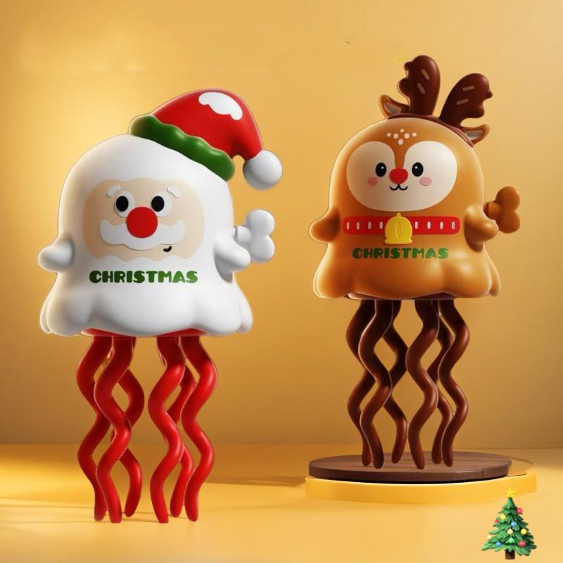 Christmas Dancing Octopus Toys & Halloween Ghost Dolls: Creative Stress-Relief Toys for Kids