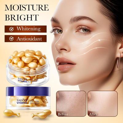 0.34gx30pcs Evening Primrose Vitamin E High Moisturizing Essence Cream Moisturizing Cream