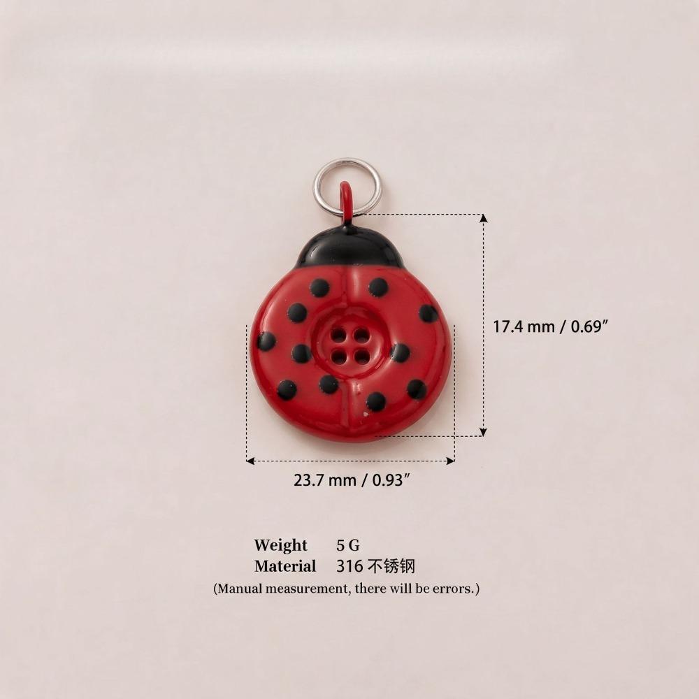 Drop Oil Craft Finish Enamel Mini Pendants 3D Vegetable Drop Oil Beads Keychain Ornament Decor