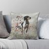 Brittany Spaniel Jagt Kissenbezug Polyester Leinen Samt Kreativer Reißverschluss Dekor Auto Kissenbezug