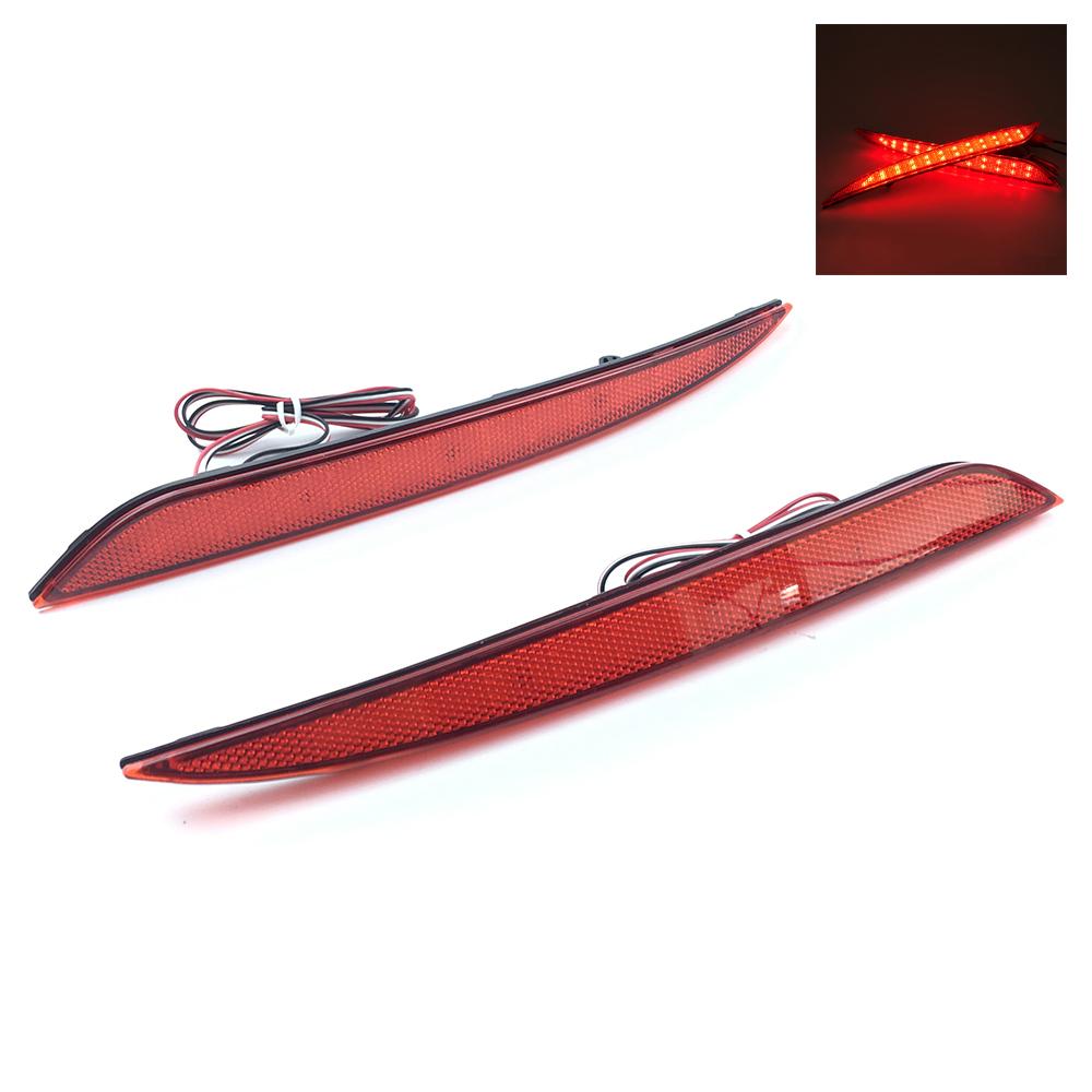 

Красный отражатель заднего бампера для Tesla Model S, светодиодный задний стоп-сигнал, 2012 и далее 2013 2014 2015