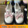 Lolita small leather shoes women's Japanese women's jk spring and summer new thick-soled big head bow Mary Jane single shoes