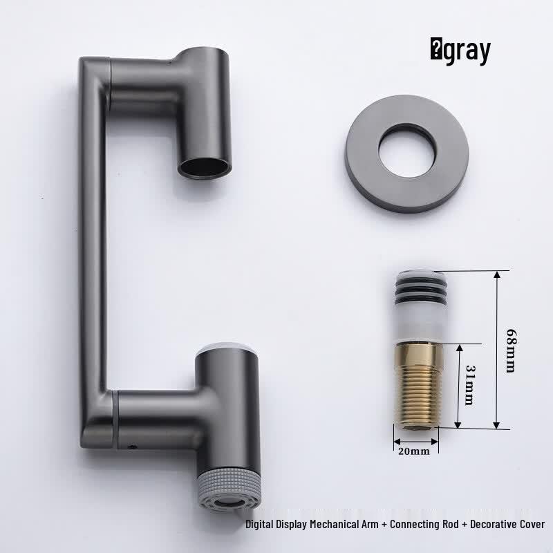 Digital Display Wall-Mounted Basin Faucet
