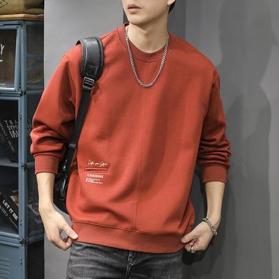 Heavy Design Trendy Brand Sweater Men'S Loose Large Size American High Street Sports And Leisure Round Neck